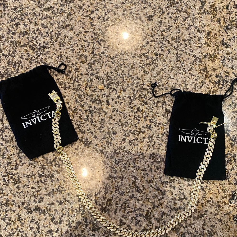 Invicta Gold Chain Necklace
